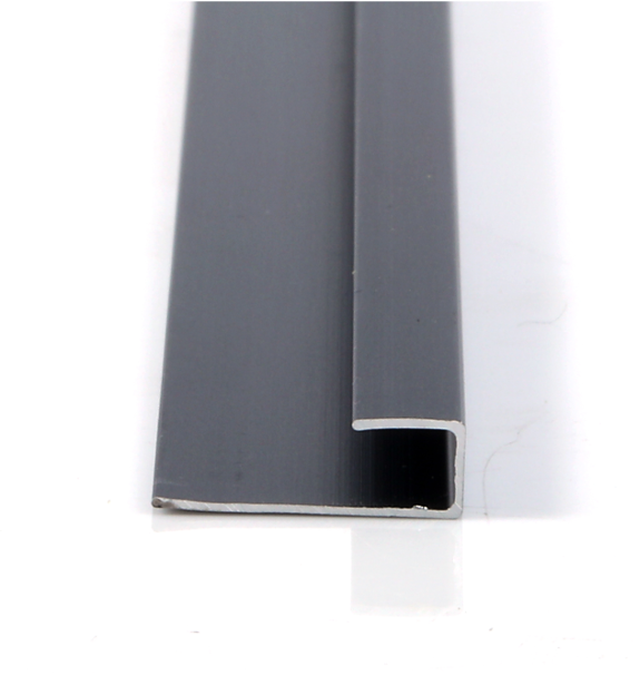 Завершающий профиль (черный) PCEB-07