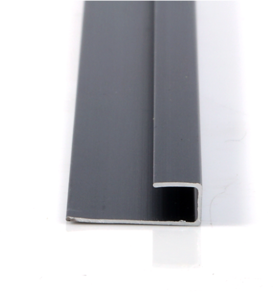 Завершающий профиль (черный) PCEB-07