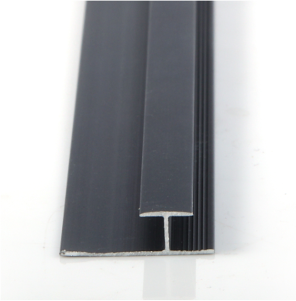 Соединительный прямой профиль (черный) - PCSB-07